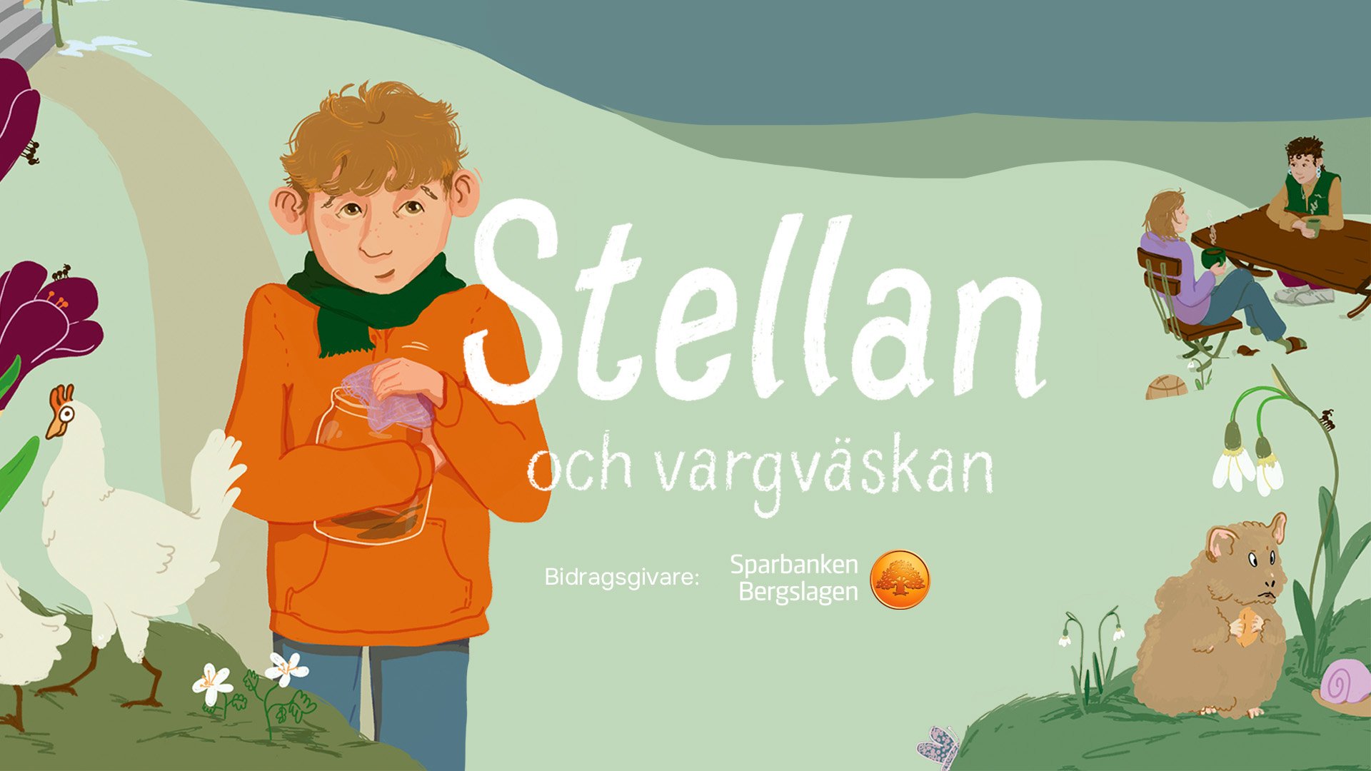 Illustration på Stellan oc vargväskan.